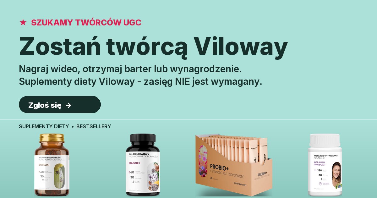 Zostań twórcą UGC Viloway
